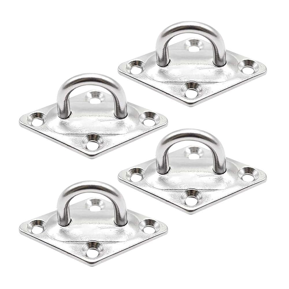 Marine City U-Shaped Pad Eye – Polished Stainless Steel, 2-3/8 x 1-1/2"