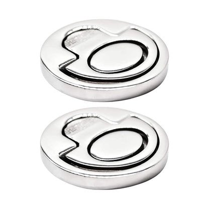 Marine City 316 Stainless Steel Round Spring-Loaded Flush Lifting Ring (2 Pcs) Marine City Hardware