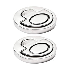 Marine City 316 Tirador de anillo/manija de elevación redonda con resorte de 2 pulgadas de acero inoxidable para puertas, escotillas (2 unidades) 