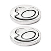 Marine City 316 Tirador de anillo/manija de elevación redonda con resorte de 2 pulgadas de acero inoxidable para puertas, escotillas (2 unidades) 