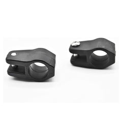 Marine City 2 piezas Bimini Top Barco Negro Redondo Nylon Jaw Slide para tubo de 3/4 pulgadas (Nylon, Tamaño del tubo: 3/4 pulgadas) 