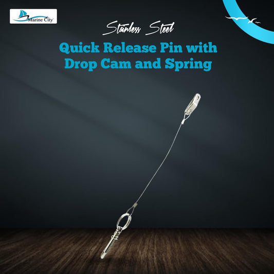 Marine City 316 Stainless Steel Quick Release Pin with Drop Cam & Spring Marine City Hardware