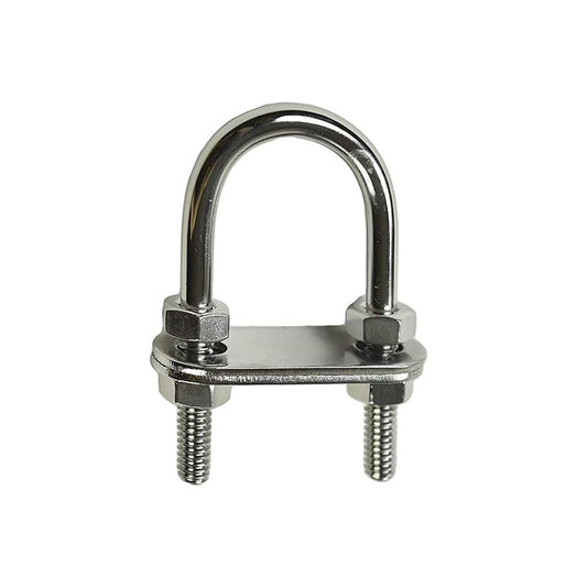 Marine City Bow Eye U-Bolt – 1/4” 304 Stainless Steel, 2-1/2” Length, Heavy Duty Marine City