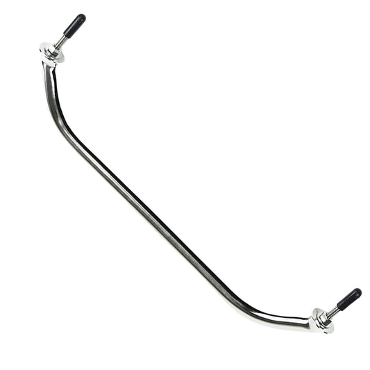 Marine City Stainless Steel Oval Grab Rail Handle with Flange & Stud – 16 Inch