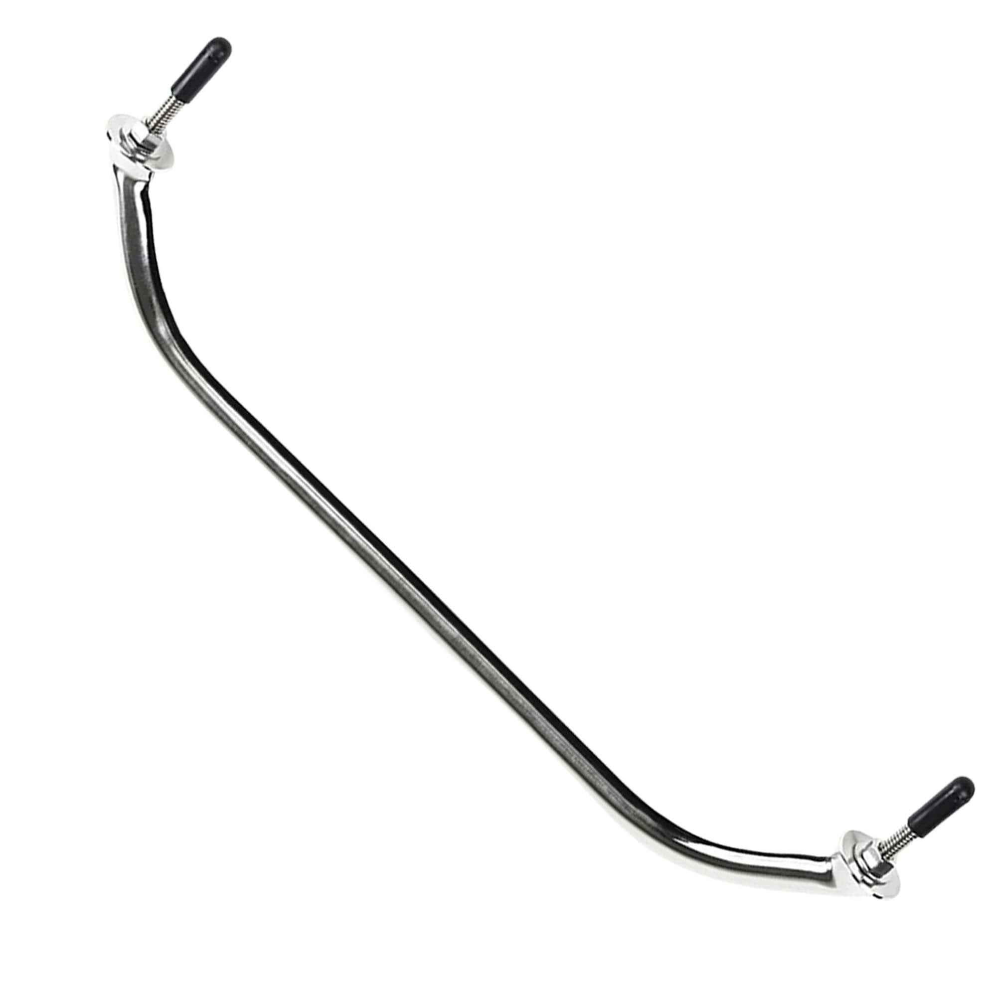 Marine City Stainless-Steel Oval Grab Rail Handle with Flange and Stud (16inch)