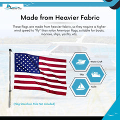 Marine City American Flag for Boats – 20