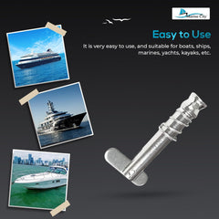 Marine City Quick Release Pin for Bimini Top – 316 Stainless Steel, Durable