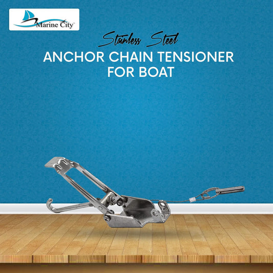 Marine City Stainless Steel Anchor Chain Tensioner – Cam Action, 200 lb Tension Marine City