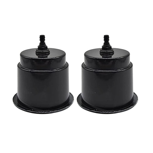 Marine City Black Closeable Plastic Cup Holder with Drain – Flush Mount Design