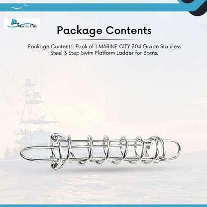 Marine City Boat Anchor Dock Line Mooring Spring – 304 Stainless Steel, 10-5/8" MARINE CITY