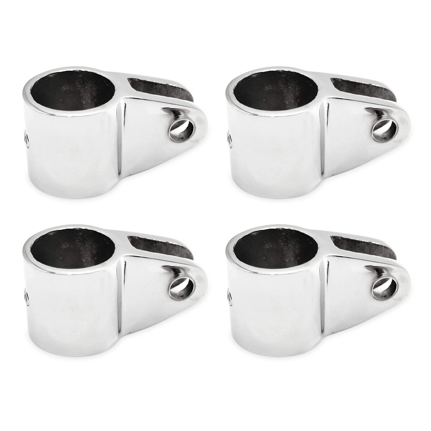 Marine City 316 Stainless Steel Round Jaw Slide for Bimini Top – 1" Tube (4 Pcs)