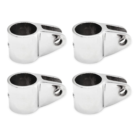 Marine City 316 Stainless Steel Round Jaw Slide for Bimini Top – 1" Tube (4 Pcs)