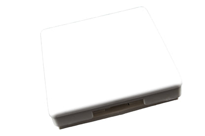 MARINE CITY Portavasos plegable de plástico ABC blanco con brazos ajustables (2-5/8" a 3-1/2") (8 piezas)