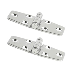 Marine City Un par de bisagras de puerta pulidas con espejo de grado marino de acero inoxidable 304 para barcos, vehículos recreativos (tamaño: 3