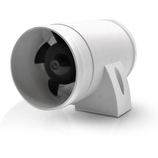 Marine City 12V 3-Inch Hose Bilge Blower – Injection Molded ABS, 158 CFM Marine City