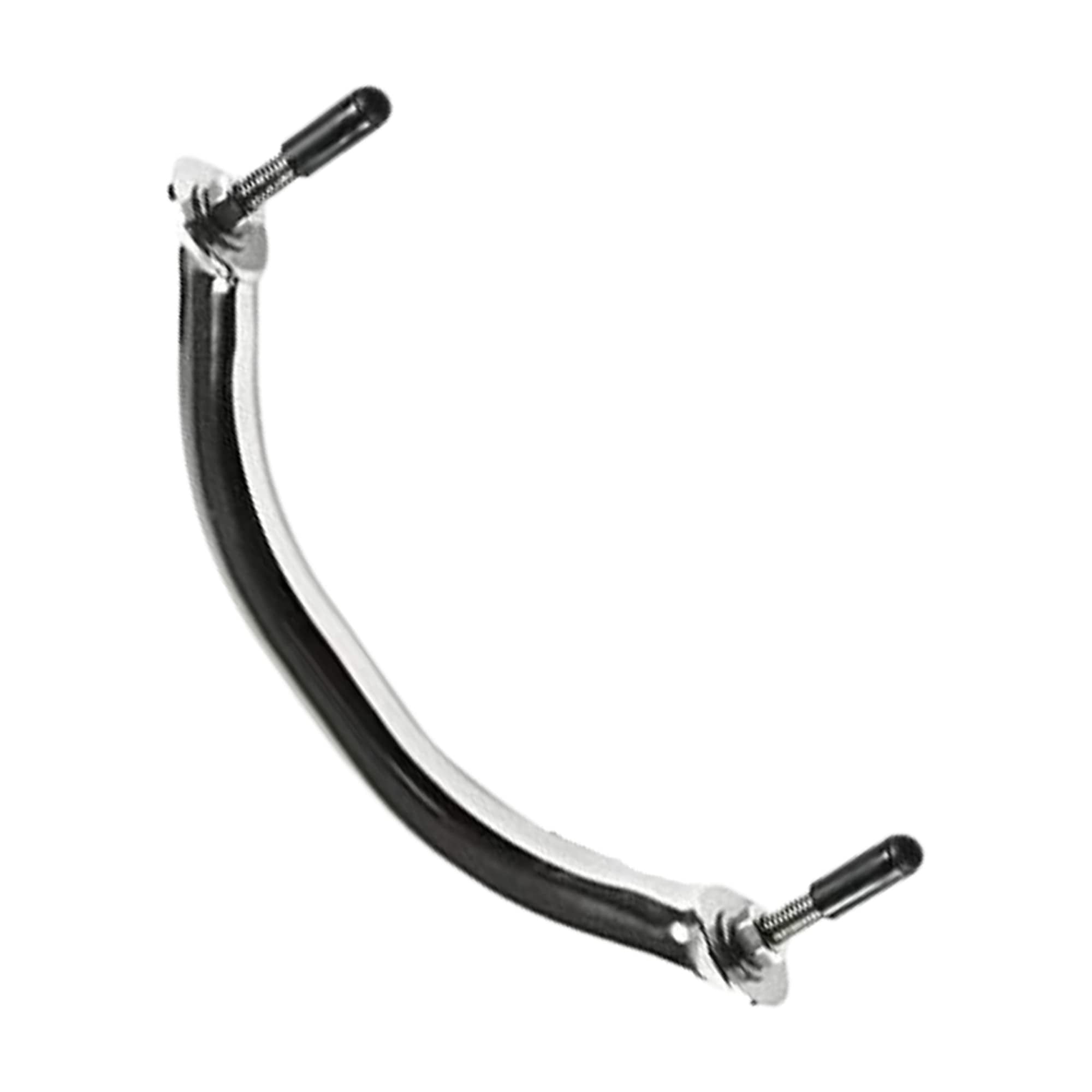 Marine City Oval Grab Rail Handle with Flange, 7-7/8 Inch, Stainless Steel