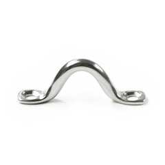 Marine City Ojo de almohadilla superior para barco Bimini de acero inoxidable 304, correa para ojo (tamaño: mediano)