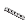 Marine City Ventilación con rejilla de acero inoxidable con 6 ranuras, 12-7/8 pulgadas × 3 pulgadas × 1-1/4 pulgadas 