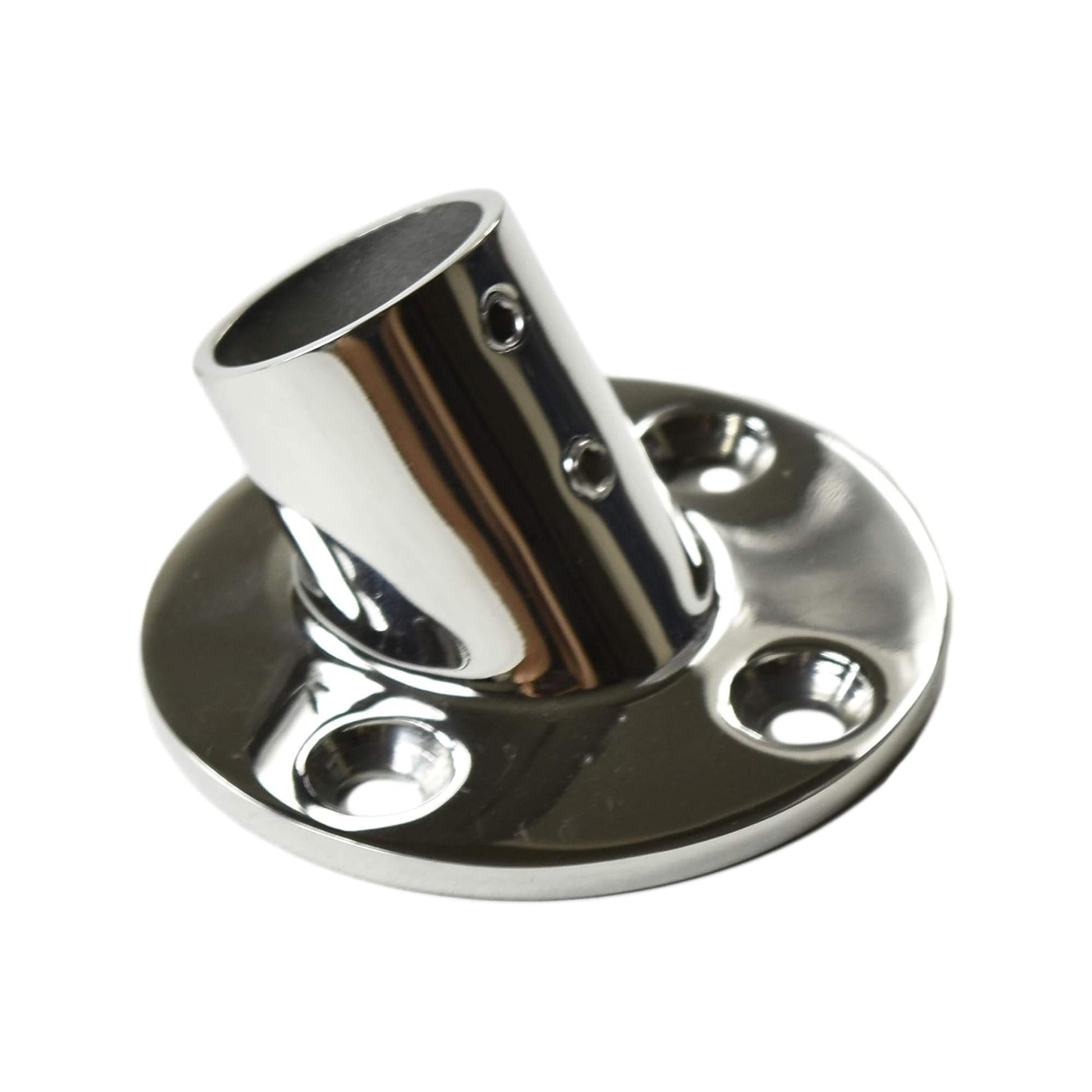 Marine City 316 Stainless Steel Boat Hand Railing Fittings – 1” Round Base Marine City