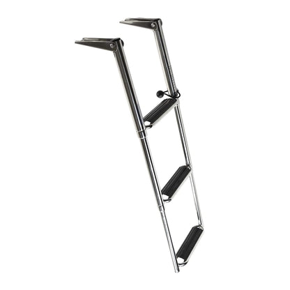 MARINE CITY 3-Step Telescoping Swim Ladder with Slide Gudgeon – Stainless Steel Marine City