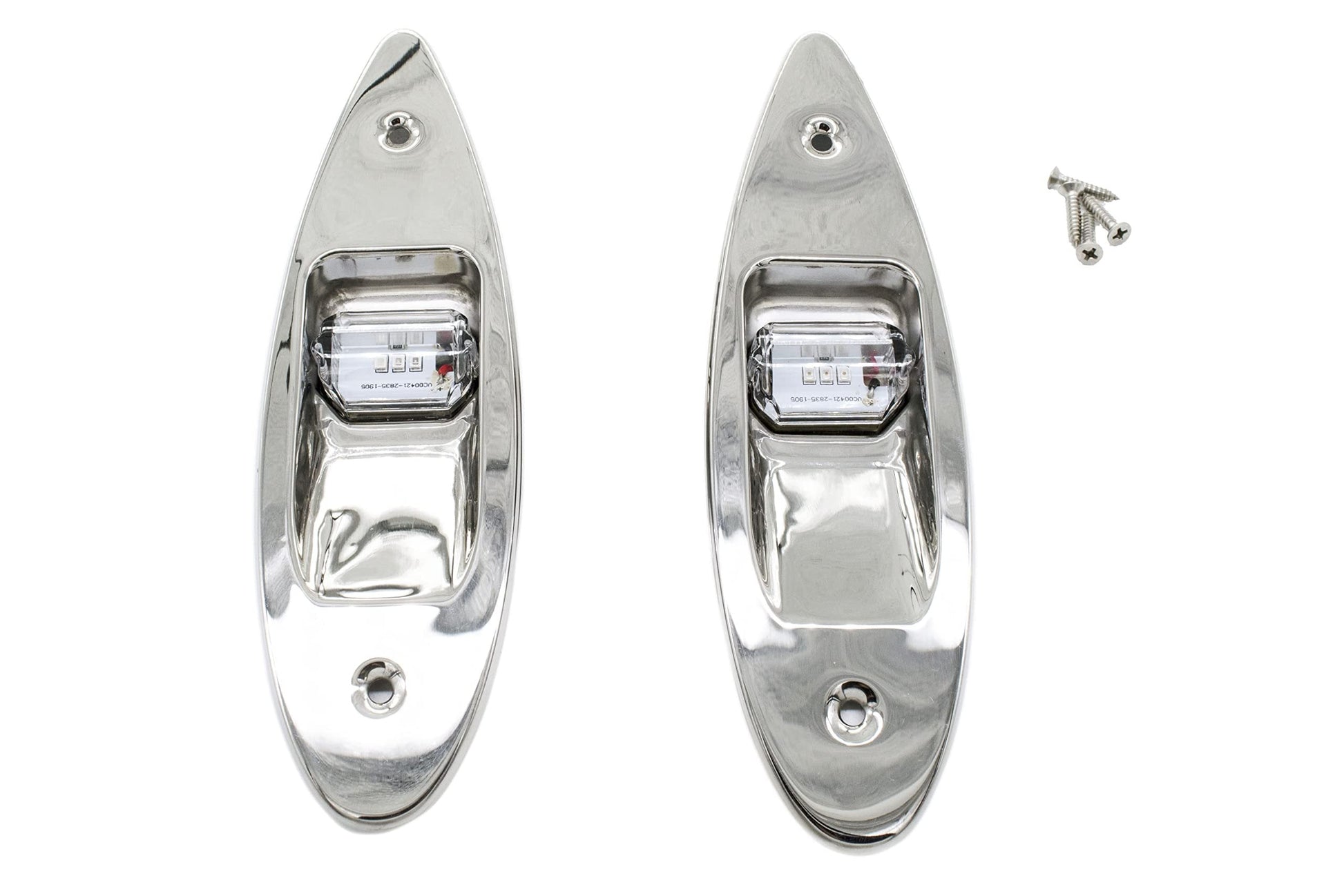 Marine City 12V Flush Mount LED Navigation Lights – Red & Green (A Pair) Marine City