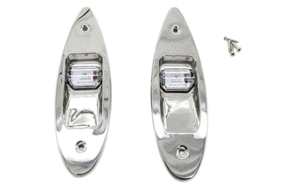 Marine City 12V Flush Mount LED Navigation Lights – Red & Green (A Pair) Marine City
