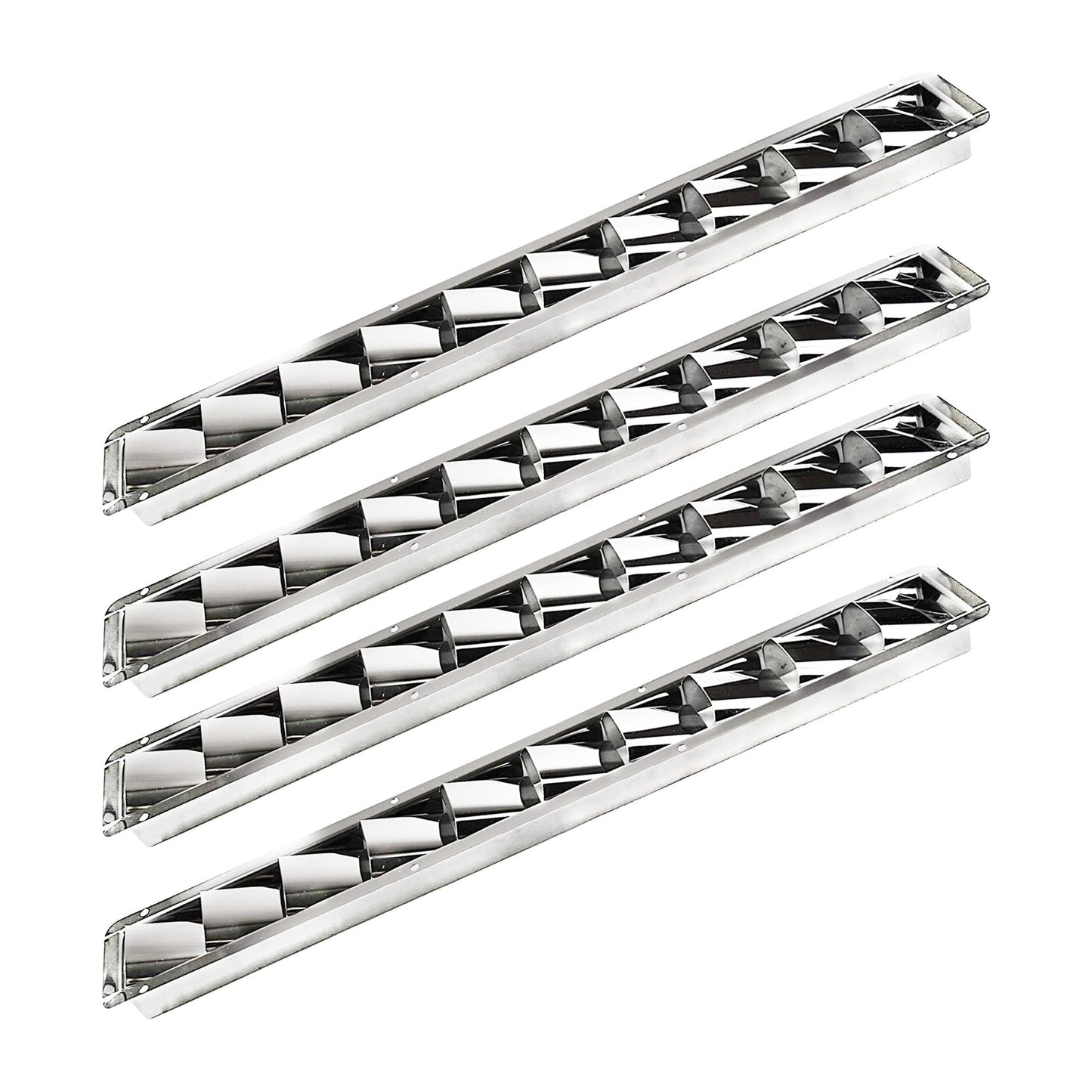Marine City 10-Slot Louvered Vent – 304 Grade Stainless Steel, Easy Installation Marine City