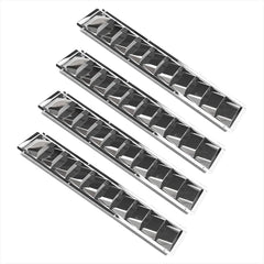 Marine City 10 Slot Louvered Vent – 304 Grade Stainless Steel, Mirror Finish