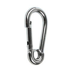 Marine City Carabiner Clip Snap Hook with Ring 2” 316 Stainless Steel, Rustproof