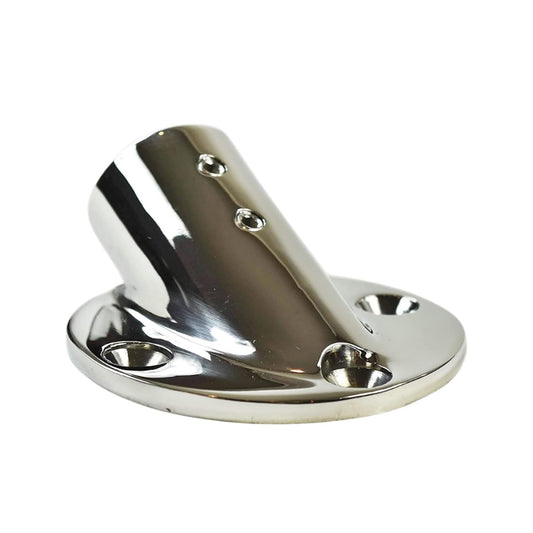 Marine City 316 Stainless Steel Boat Hand Railing Fittings – 1” Round Base Marine City