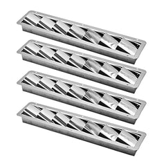 Marine City Ventilación con rejilla de acero inoxidable con 7 ranuras, 14-7/8” × 3” × 1-1/4” (1 unidad)