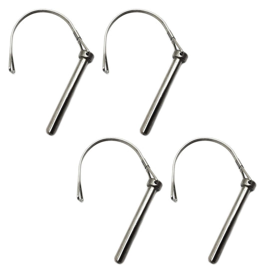 Marine City 5/16” Heavy Duty Stainless Steel Safety Coupler Locking Pins–4 Pcs