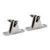 MARINE CITY Stainless Steel Swivel Bimini Top Hinges with Removable Pin (2Pcs)