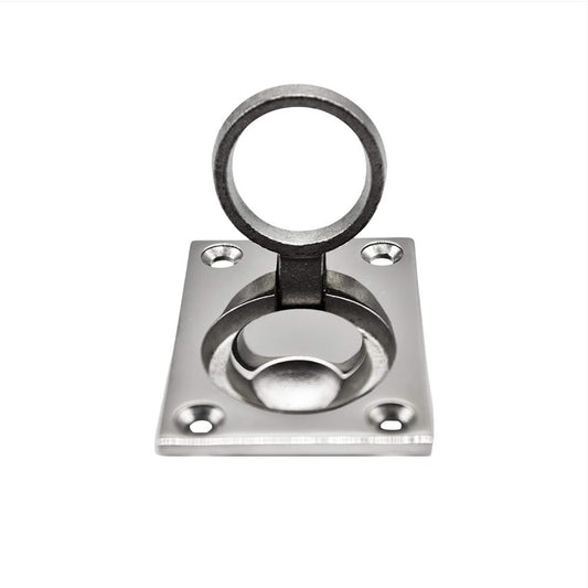 Marine City Locker Lift Pull Ring Handle – 316 Stainless Steel, 4-Point Fixing Marine City Hardware