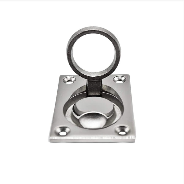 Marine City Locker Lift Pull Ring Handle – 316 Stainless Steel, 4-Point Fixing