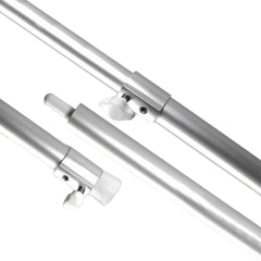 Marine City - Poste de soporte para cubierta de barco ajustable de aluminio (31 pulgadas a 58 pulgadas)