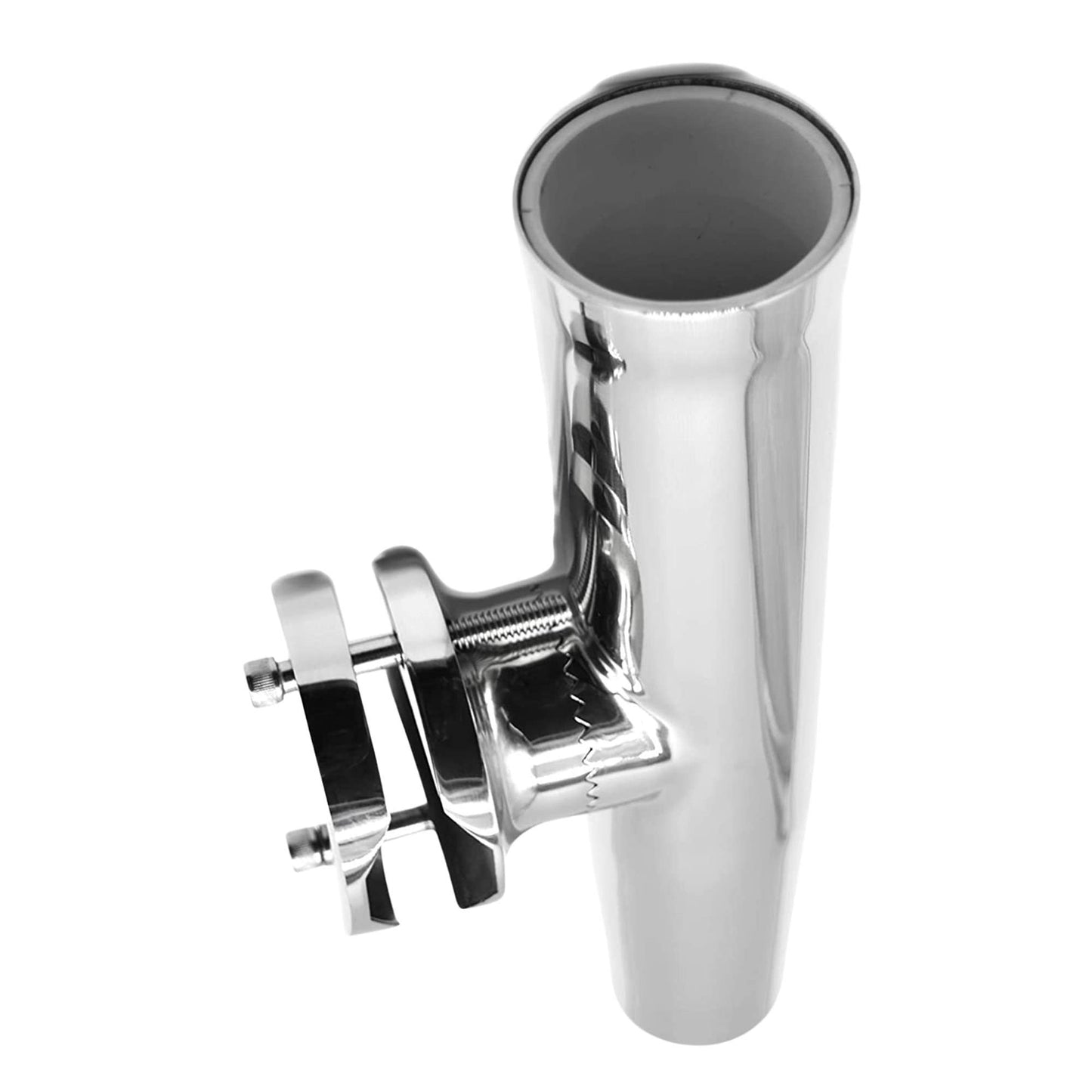 Marine City Stainless Steel Heavy-Duty Clamp-On Adjustable Fishing Rod Holder