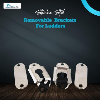 Marine City 304 Stainless Steel Mounting Removable Sockets/Brackets Self-Locking Marin City