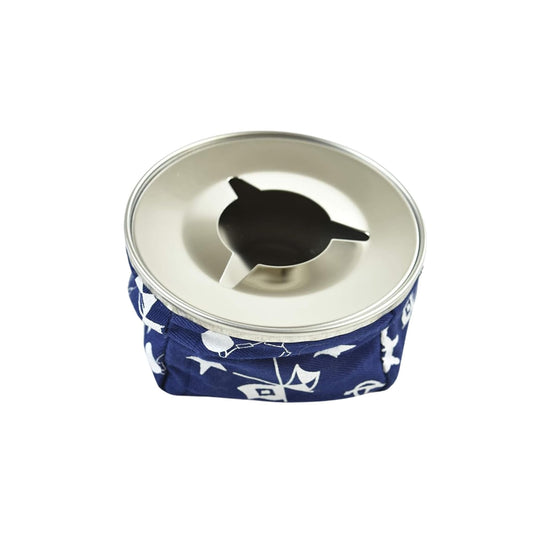 Marine City Round Windproof Bean Bag – 304 Stainless Steel, Blue, Lightweight MARINE CITY