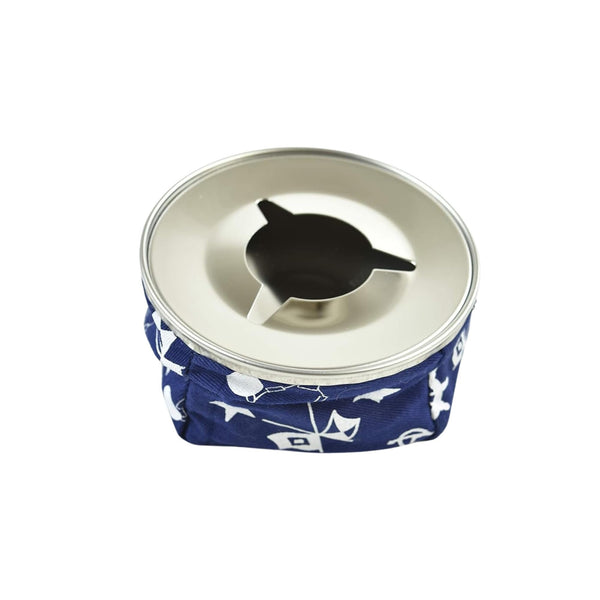 Marine City Round Windproof Bean Bag – 304 Stainless Steel, Blue, Lightweight