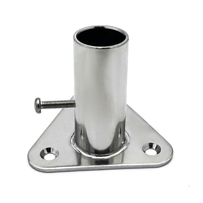 Marine City 316 Stainless Steel 87° Stanchion Socket – Fits 1-Inch Poles MARINE CITY
