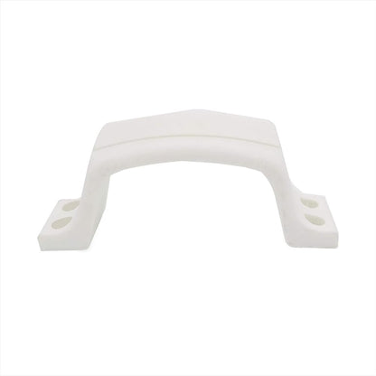 Marine City White Plastic Transom Step Handle – 6-3/8” Width, Glass-Reinforced