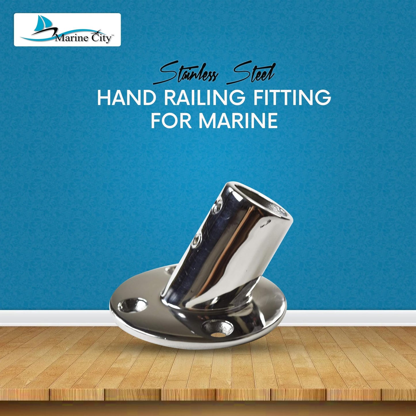 Marine City Heavy Duty Stainless Steel Boat Hand Railing Fittings - Rustproof