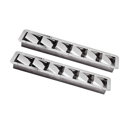 Marine City 6-Slot Louvered Vent – Stainless Steel, Corrosion-Resistant