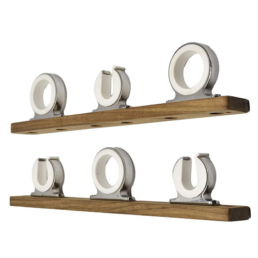 Marine City 3-Rod Reel Fishing Rod Storage Hanger Rack – 316 Stainless Steel