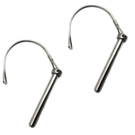 Marine City 5/16” Heavy Duty Stainless Steel Safety Coupler Locking Pins–2 Pcs