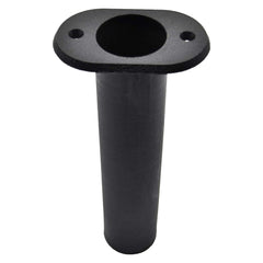 Soporte para caña de pescar, montaje empotrado de plástico negro de 90 grados (1 unidad)