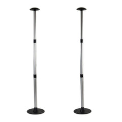 MARINE CITY (MC30160112-2 Cubierta telescópica de aluminio para barco con parte superior esférica, poste de soporte de 3 secciones (2 unidades)