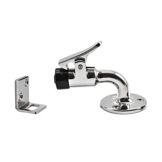 Marine City Stainless Steel 90-Degree Door Stopper and Catch Set – Self-Latching