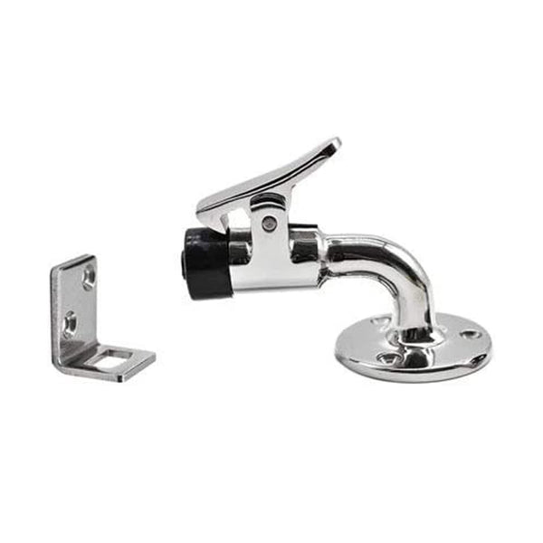 Marine City Stainless Steel 90-Degree Door Stopper and Catch Set – Self-Latching